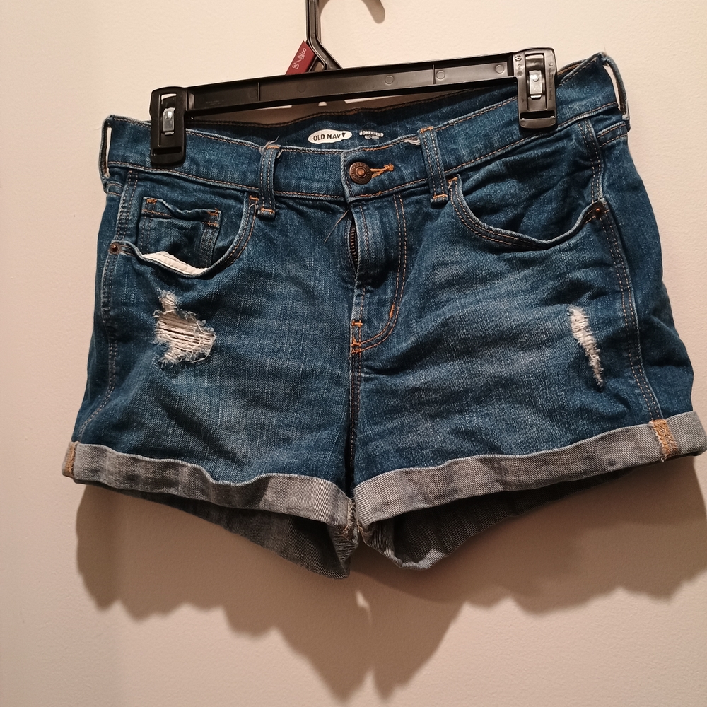Old Navy Distressed Blue Jean Shorts